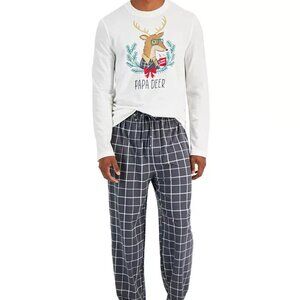 Family Pajamas Mens Matching Papa Deer Mix It Family Pajama Set